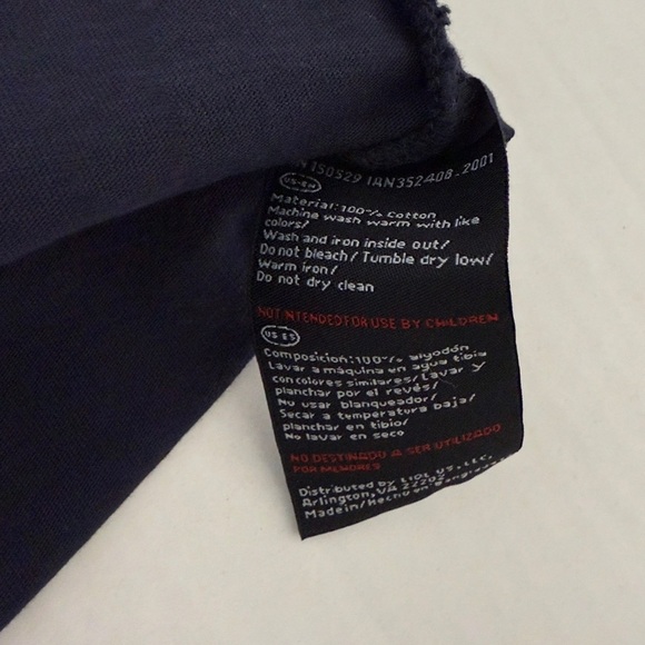 Harry Potter Navy Blue Pajama Set 100% Cotton - Picture 3 of 6